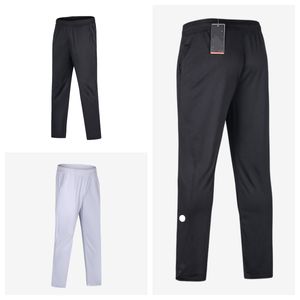 LU-1625 Pantalon de survêtement pour hommes de styliste, pantalon coréen décontracté, coupe ajustée, couleur unie, pantalon de sport