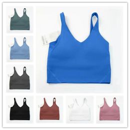 LU-1U TANK WOMENS Classic populaire fis Bra Butter Women Women Sport Tank Gym Crop Yoga VT Beauty Back Trochofroo