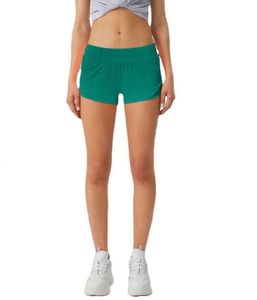 LU-248 Breatte rapide à séchage rapide Hotty Shorts pour femmes sous-vêtements Sports Pocket Running Fitness Pantal