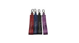 LU-3098 Série de mode Brand Key Chain Broidered Logo Alloy Buckle Unisexe Fashion Decoration Keynchain avec un emballage exquis
