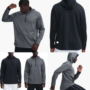 Lu- 372 hommes Sweats à capuche extérieur Pullover Sports à manches longues Yoga Wrokout Mens Vestes en vrac Formation Fitness Clothing 4363465