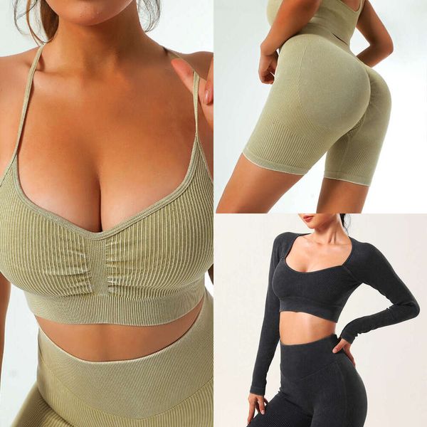 LU Align Activewear Align femme algin 6 femme Suit Femme Piece Set Fitness Gym Clothes Top Top Bra Shorts Leggings Workout Sportswear pour Lady Gym Cloth Gard Lemon femme