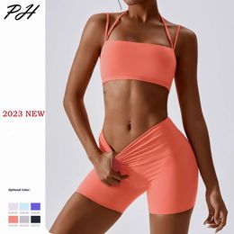 Lu Align Align Lu Lemon Clothes Fiess Workout Dames Gym Set 2023 Sexy Outfits Sportbeha Shorts Yogapak Dames trainingspak 's 2024 Gym J