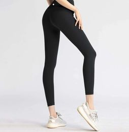 LU Align Leggings Flare Yoga Pantalons Shorts Femmes Gym Slim Fit Pockets Vêtements d'entraînement Running Wear Exercise Fitness Lady Outdoor Sports Pantmand Outfits9y