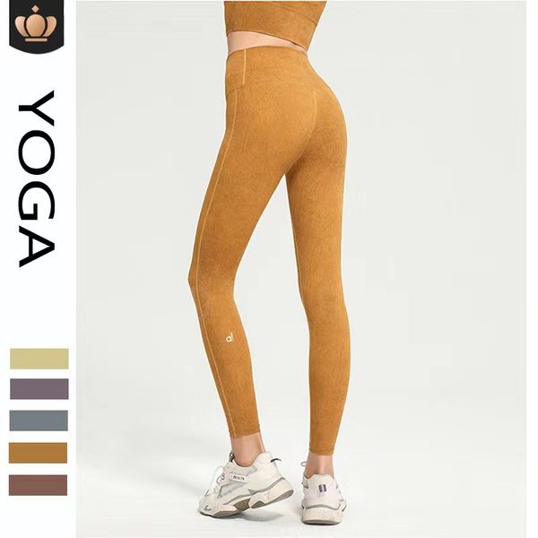 Lu Align Lemon AL Leggings Sujetadores para mujer Pantalones cortos Trajes Lady Sports Conjuntos de yoga Pantalones para mujer Ejercicio Fiess Wear Girls Running Leggings