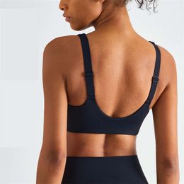 Lu Align Lemon Fiess Soutien-gorge Bestform Sports Bretelles réglables pour femmes Grande taille Débardeur de yoga Soutien élevé Lingerie féminine Vêtements de sport