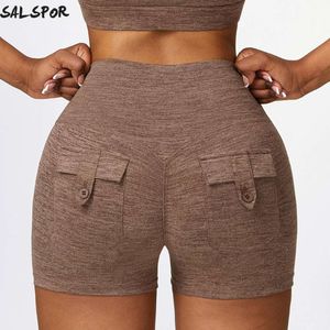 Lu Align Lemon Lift Pocket Butt Sports Femmes Scrunch Leggings d'entraînement sans couture Push Up Serré Taille Haute Fiess Yoga Shorts Jogger Gym Sport