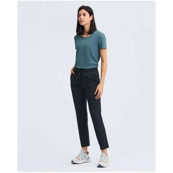 Lu Align – pantalon citron sur pantalon de marque, ensemble de course à pied, pantalon de randonnée, soutien de la taille, LL Lu Jogger