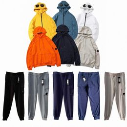 LU Align Lemon Two Googles CP Hoodie Brand Brand Hood Casual à manches longues Chauchards Designer Round Lens Top Sweatshirt Mens Fleece Pullover Felpa G