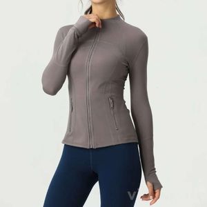 Lu Align Lu Define Yoga Femmes Veste De Sport À Manches Longues Manteau De Fitness Exercice Vestes De Sport En Plein Air Solide Zip Up Sportswear Séchage Rapide 32 S W High s wear