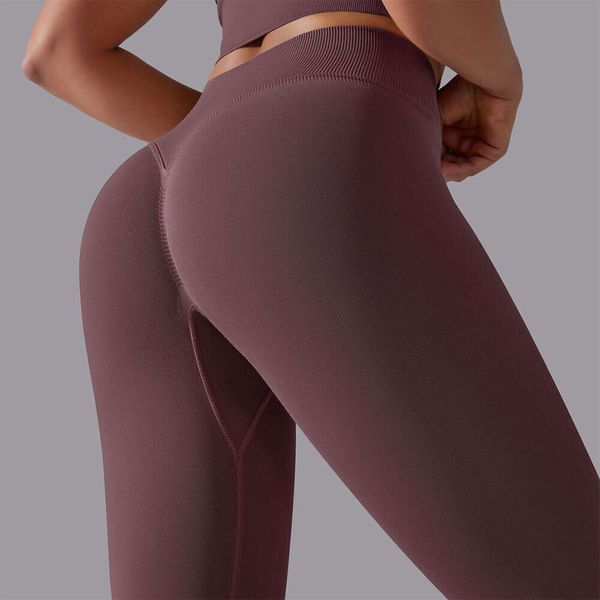 LU Align Lu Pant Yoga Sport Lift Courtes sans couture Leggings Butt Butt `` Push Up Fitness Workout Colls Pantal