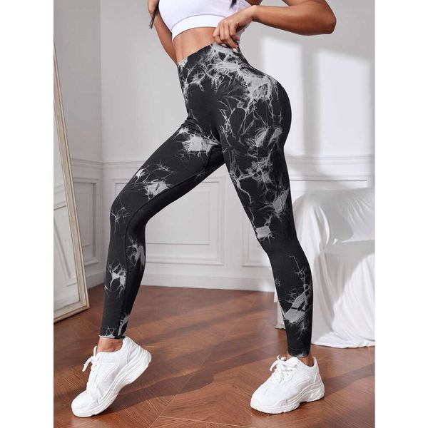 LU Align Lu Pant Yoga Sport Pantalon Sports Sports Femme Leggings Gym Fitness Fitness Peach Hip-Lifting High Taist Elastic Fitness Fitness Fitness Seamless Tie-Dye LL Lemon