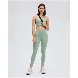 Lu Align Lu Pant Yoga Yoga Fitness Pantalon pour femme Respirant Cyclisme Gym Entraînement Sport Leggings Taille haute Sportswear Push Up Naked Collants Lemon Workout Gry LL