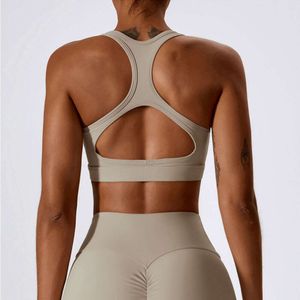 Lu Align Lu Yoga Vest Sportbeha-top Dames Gym Sexy Sport Strakke sportbeha Fitness Dames Workout Ondergoed Borstkussen Verwijderbaar Anti-shake beha LL Citroen