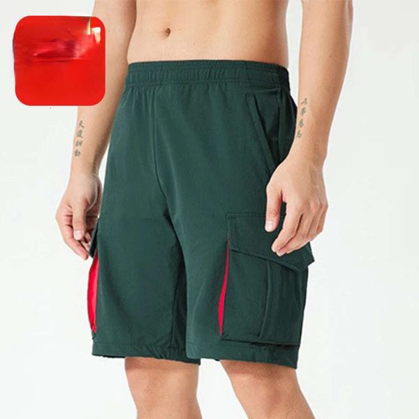 Lu Align Outfit Lu Yoga Short de sport pour hommes d'été européen américain vêtements de travail amples fitness pantalon à séchage rapide décontracté et Jogger Gry Lu-08 2024