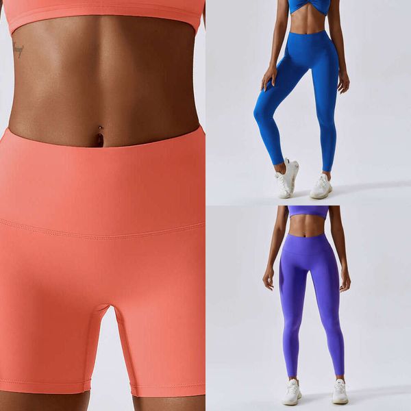 LU aligne les tenues alignent le gymnase Set Femmes Sexy Fitness Sportswear Sport Sport Clothes Women Sports Bra Pantals Shorts Crop Top Tracksuit Jogger Lemon Dame