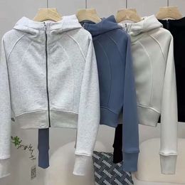 Lu Align Pant Pant Lemon Yoga Hotced Sweched Sports Pullor Pull d'automne hivernale Sports Sportswear Ultrashort Loose Hoodie Hoodie Warrs