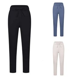 Lu uitlijnt Softstreme -leggings lijn High Rise Pant Regular Pants Taille Support Running Pants Hiking Pants Leggings Lemon Woman Lady