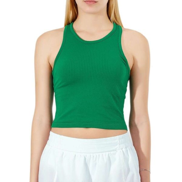 Lu Align Woman Bra Running Camisole Women's Threaded Fitness Fabric Haute élasticité Séchage rapide Respirant Livraison gratuite Jogger Lemon Lady Gry Sports Girls