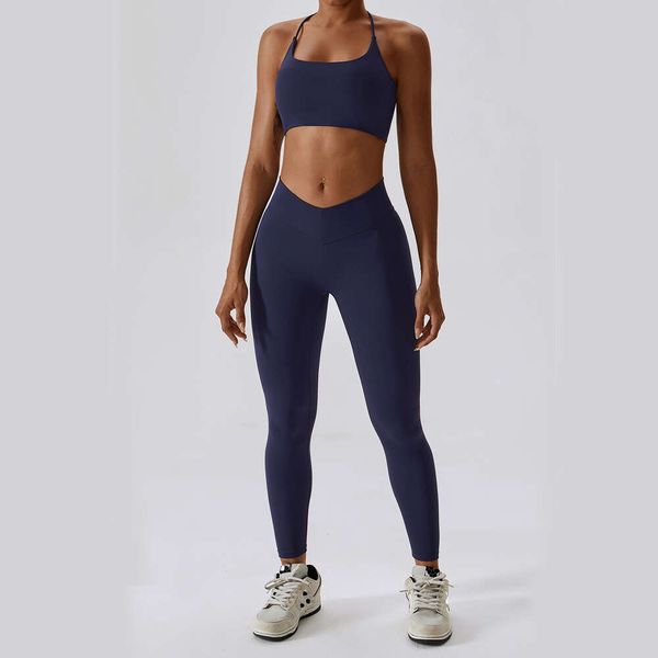 Lu Align Woman Gym Gym Sexy Outfits usa Sport Set Sport Sport Lls Bra y Leggings Suits Shorts Cycling Training Training