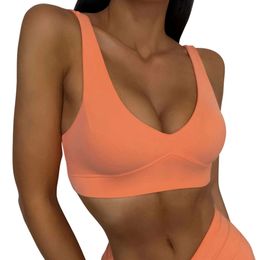 Lu Align Femmes Élastique Doux Rapide Réservoirs Sec Col Haut Soutien-Gorge De Course Intérieur Sexy Sous-Vêtements De Sport Gym Exercice Vélo Exercice Yoga Soutien-Gorge Lemon Sports 2024