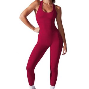 Lu Align Yoga Combinaison Femme Femme Sans Manches Haute Extensible Sans Couture Doux Pour La Peau Slim Flexible One Piece Running Body Drop Del Dhtq5