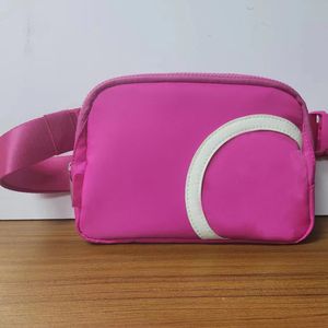 LU Belt Bags Women Men Outdoor Waist Bag LL Croossbody bag Gym Elastic Adjustable Strap Zipper Fanny pack 7 Colors Every where