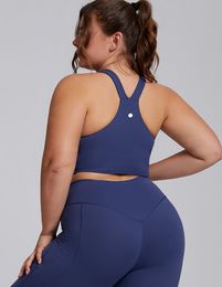 LU – soutien-gorge de Yoga grande taille, résistant aux chocs, pour course en plein air, sport, Plus gilet, Sensation nue, sous-vêtements de sport à haute résistance