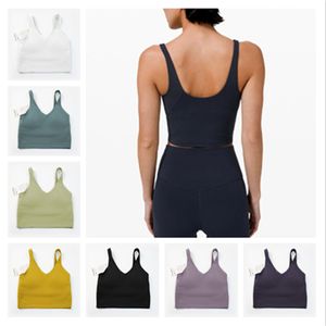 Sujetador Align Yoga Deporte Alto impacto Fitness Top sin costuras Gimnasio Mujer Ropa activa Yoga Entrenamiento Chaleco Deportes Tops Mismo estilo