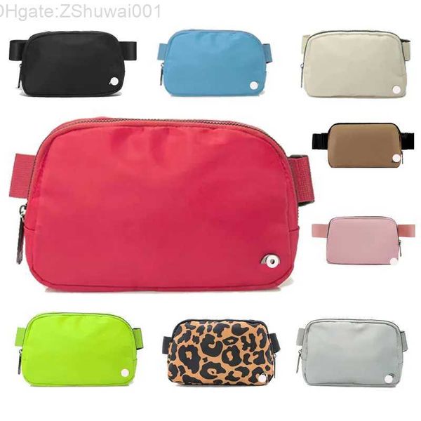 LU Classic Luxury en todas partes Bolsa de cinturón Bolsas de cintura Diseñador Bumbag Mujer para hombre Nylon Fleece Bum Pecho Deportes Bolsa de yoga Bolso de hombro Crossbody Moda Monedero 02QU