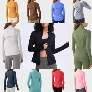 LU Define Workout Sport Coat Fitness Jacket Sports Séchon de vêtements actifs secs Sweats Sweatshirt Sweatshirt Sweet Sweet Sweet