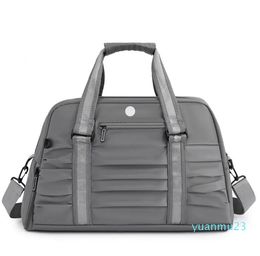 LU Duffel Bag Yoga Handtas Gym Fitness Travel Outdoor Sportzakken Schoudertassen 6 Kleur Grote capaciteit 87