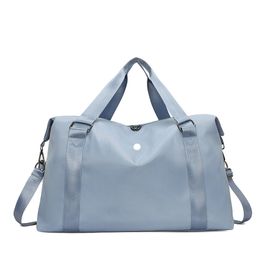 Lu Duffel Bolsas de nylon multifunción Yoga Gran capacidad Zipper Viajes impermeabilizando el gimnasio casual de gimnasio para viajar YSDY-821