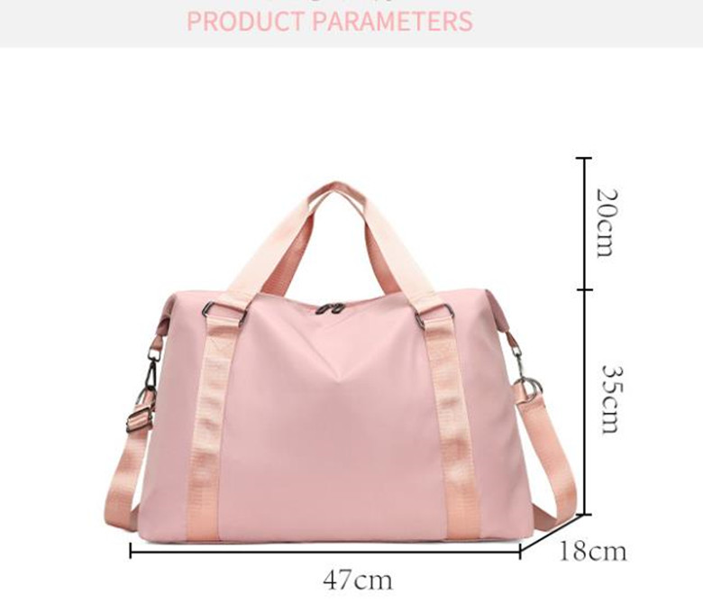 lu Duffel Multifunction Nylon Bags Storage Yoga Gym Large Capacity Zipper Travel Waterproof Casual Gym Luggage For Travelling YSDy-821