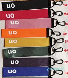 lu Mode Yoga Sleutelhanger Vrouwen Fitness Hardlopen Elastische lanyards Hoge kwaliteit stuks per lot