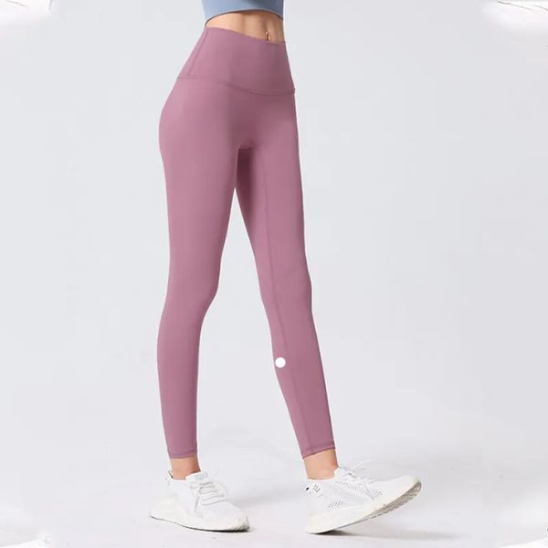 Lu High Waist Yoga Leggings Lululemmon Pantalons Push Up Fitness Soft Lululy Lemenly Align Elastic Hip Lift T Pantalon de sport en forme de course LEGGING 1736