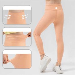 Lu enfants Yoga Leggings pantalon Push Up Fitness doux taille haute aligner legging hanche ascenseur élastique sport sans couture 3ATY ORPY