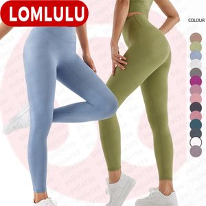 LU Leggings Yoga Lu Leggings Leggings vrouwen bijgesneden broek Outfits Lady sport yoga dames broek oefening