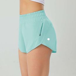 Lu Lemen shorts High Rise Breathable Yoga Swift Fabric Lined Short 2,5 in snel droog lopende Aritzia 1158ESS