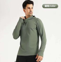 Lu Langarmshirt lässig einfarbig schnell trocknend Sport Fitness Mantel Frühling und Herbst Feuchtigkeitsaufnahme Schweiß lu Heißer Verkauf