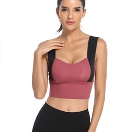 Lu Lu Align Lemon Sexy Solider Sport-BH, schnell trocknend und atmungsaktiv, Sport-Top in Übergröße, stoßfest, Fitness-Unterwäsche, Weste, Beauty-Back-Yoga-BHs