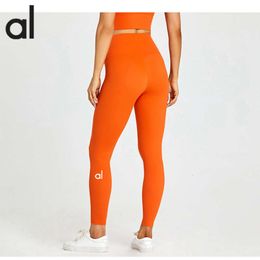 Lu Lu Align Lemons Yoga Pant AL Pantalon taille haute Contour Curvy Femmes Booty Push Up Fitness Leggings Extensible Entraînement Course Athlétique Gym Collants