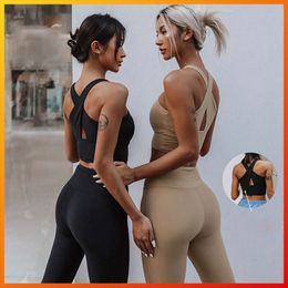 Lu Lu Align feminino com sutiã fitness corrida dança esporte yoga limão LL sutiã cruz frontal sexy casual crop top push up roupa íntima para treinamento de força