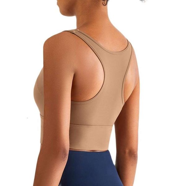 Lu Lu Align Yoga Lemon Lulul-Yoga Sujetador deportivo para mujer Fitness Camisola Copa fija Material de lycra Tiene alta elasticidad Diseño integrado Fre LL Jogger