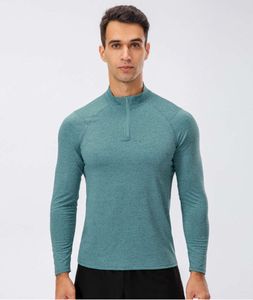 LU LU B – tenue de Yoga pour hommes, t-shirt de basket-ball, de course à pied, de gymnastique, vêtements de sport, chemises amples, hauts d'extérieur longs