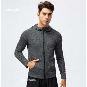 LU LU L Vêtements de fitness d'automne et d'hiver Entraînement de basket-ball à manches longues pour hommes Vêtements de sport en plein air à capuche à séchage rapide Cookie hoodie666