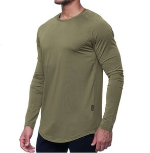 LU LU L Hombres Traje de yoga Deportes Camiseta de manga larga Estilo deportivo para hombre Entrenamiento ajustado Ropa deportiva Elástico Desgaste de secado rápido El mismo modelo Ropa de marca de moda Axcd