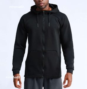 LU LU L Sporttrui Herenjas Outdoor hardlooptraining Sneldrogend fitness Oversized cookie-hoodie met capuchon8976