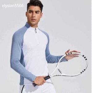 LU LU L Yoga Align Designer Chemises de course Collants de sport de compression Fitness Soccer Man Jersey Sportswear Séchage rapide Sport T-shirts Top Vêtements à manches longues