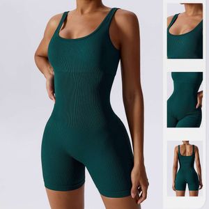 Lu Lu Lemen Align – combinaison décolletée sans couture pour femmes, Sexy, extensible, col en U, taille cintrée, Gym, course à pied, push-up, survêtement à séchage rapide, Yoga woman